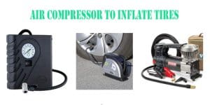 How to use air compressor to inflate tires